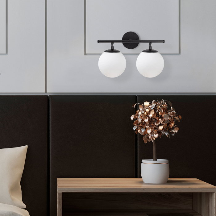 Opviq Lámpara de pared Roe - 10745 Negro y crema Opviq Lámpara de pared Roe - 10745 Negro y crema
